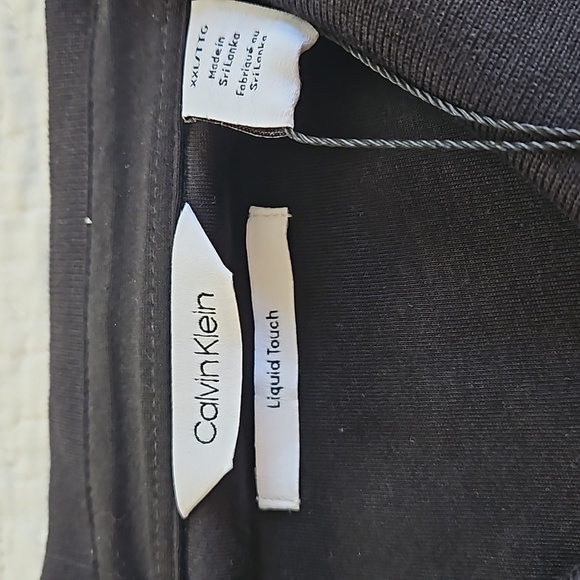 CALVIN KLEN  MENS CASUAL POLO SHIRT BLACK WITH WHITE DOTS SIZE XXL NEW WITH TAGS - Picture 3 of 8